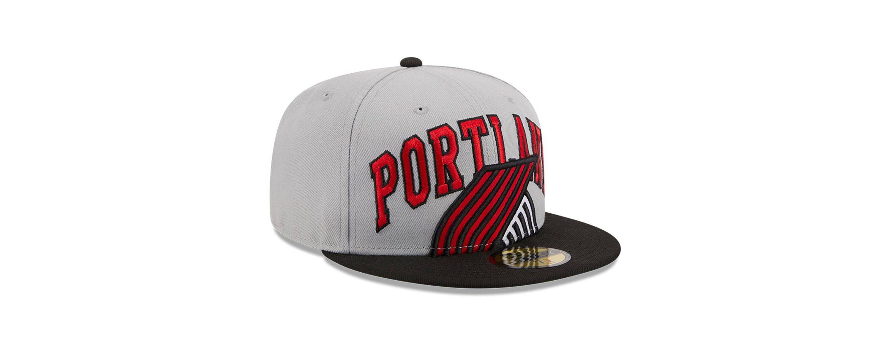 NBA Gray/Black Portland Trail Blazers Tip-Off Two-Tone 59FIFTY Fitted Hat