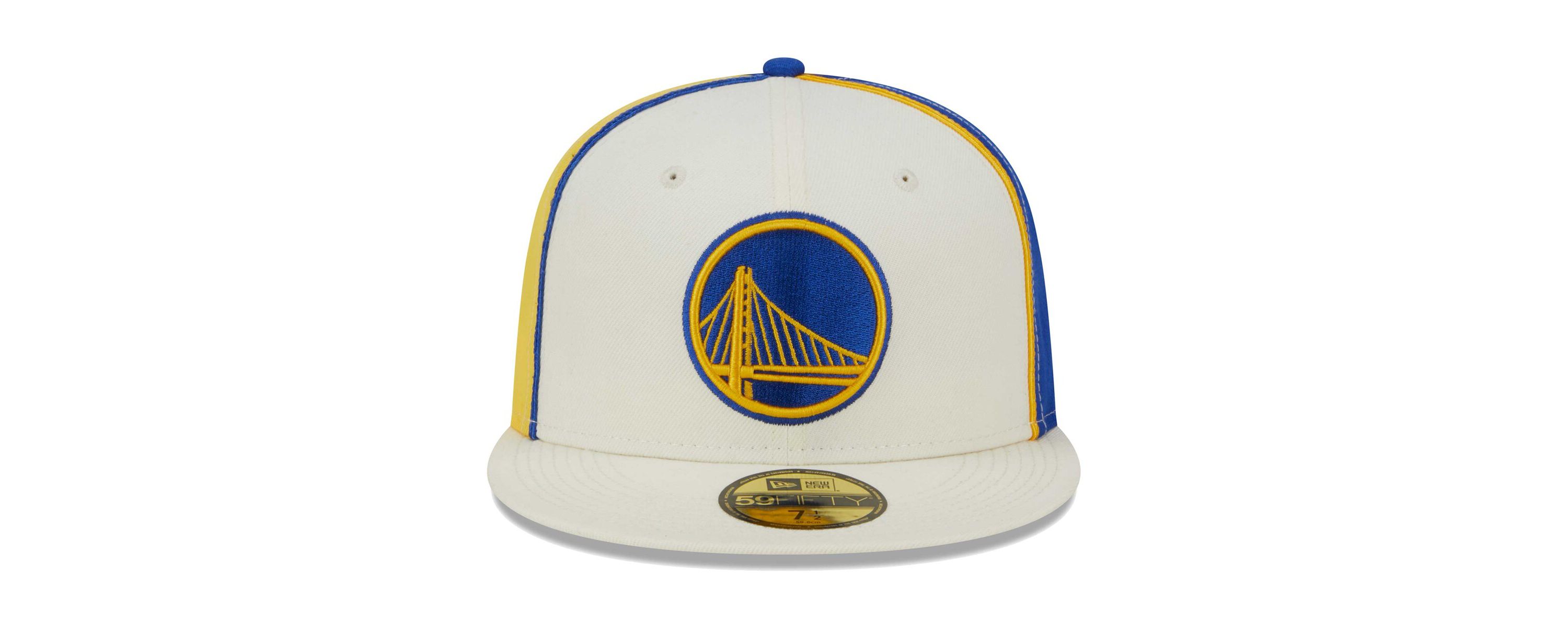 NBA Golden State Warriors Piped Pop Panel 59FIFTY Fitted Hat