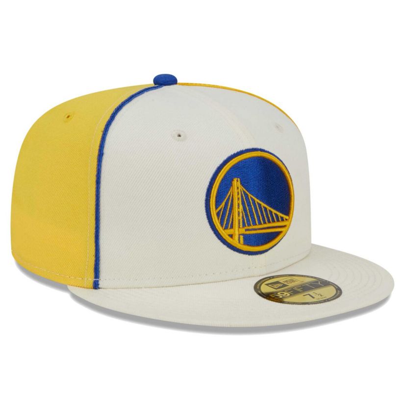NBA Golden State Warriors Piped Pop Panel 59FIFTY Fitted Hat
