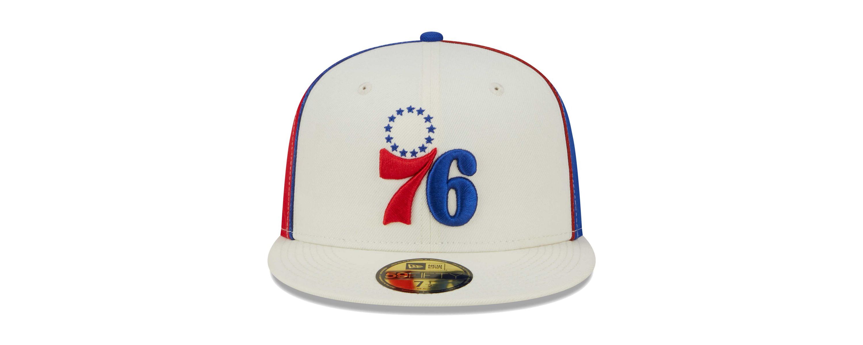 NBA Philadelphia 76ers Piped Pop Panel 59FIFTY Fitted Hat