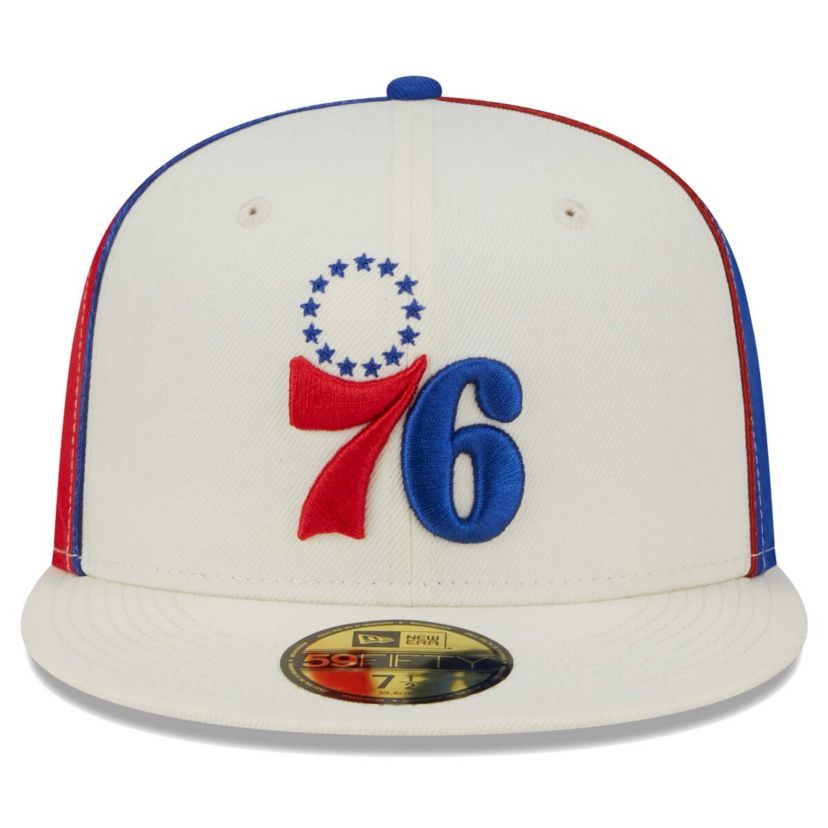 NBA Philadelphia 76ers Piped Pop Panel 59FIFTY Fitted Hat
