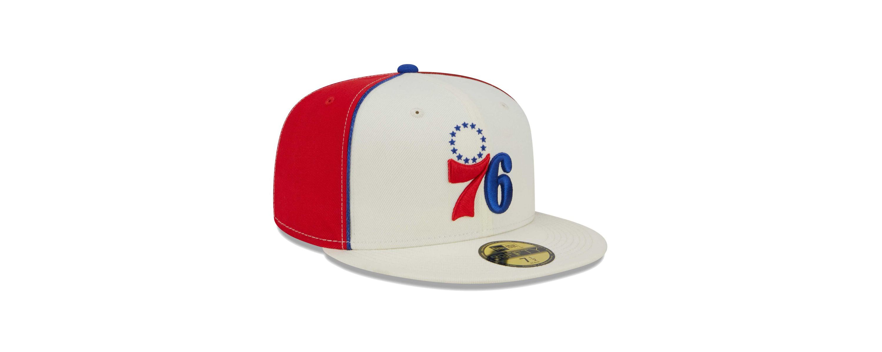 NBA Philadelphia 76ers Piped Pop Panel 59FIFTY Fitted Hat