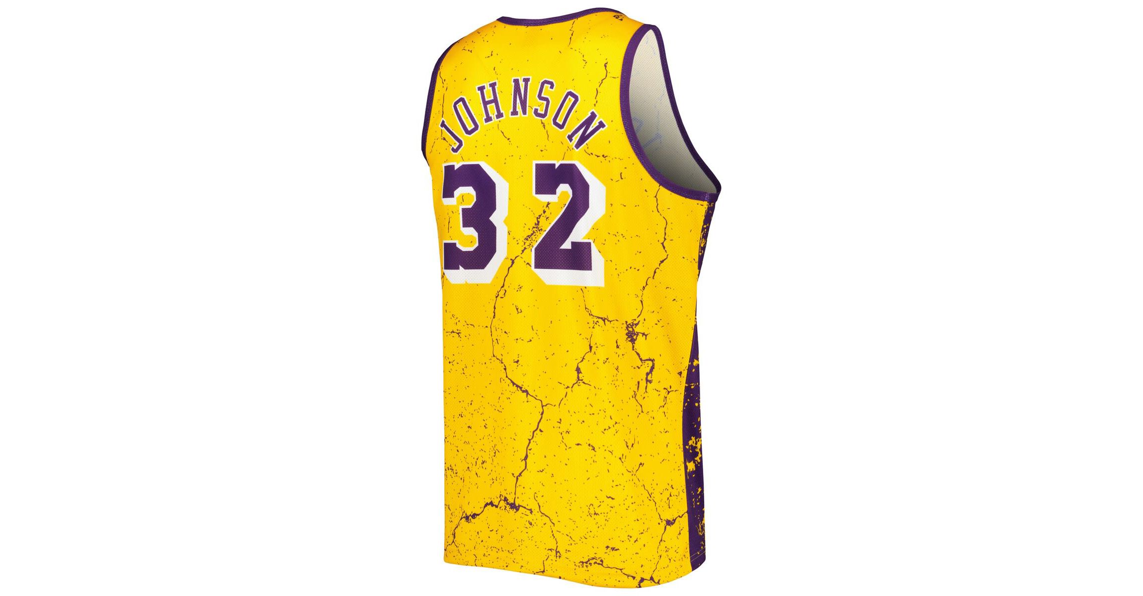 NBA Magic Johnson Los Angeles Lakers 1984-85 Hardwood Classics Player Burst Tank Top