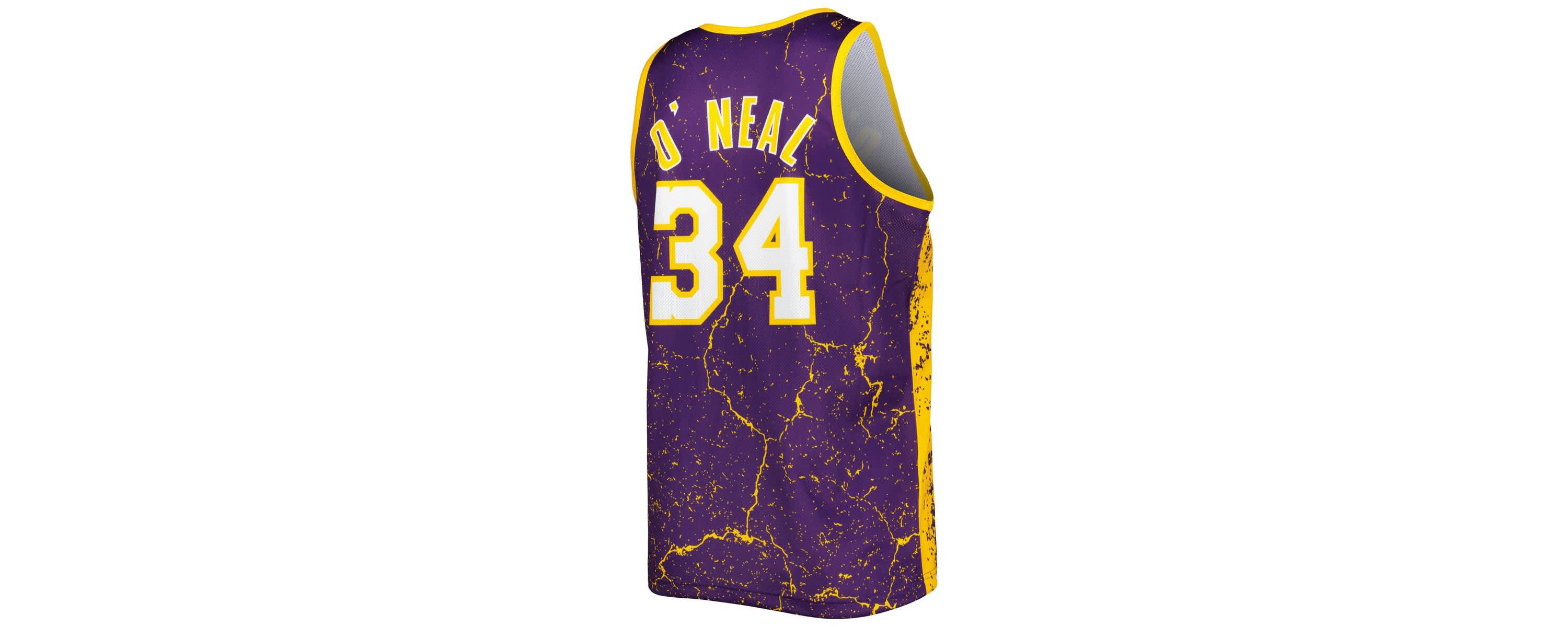 NBA Shaquille ONeal Los Angeles Lakers 1999-00 Hardwood Classics Player Burst Tank Top