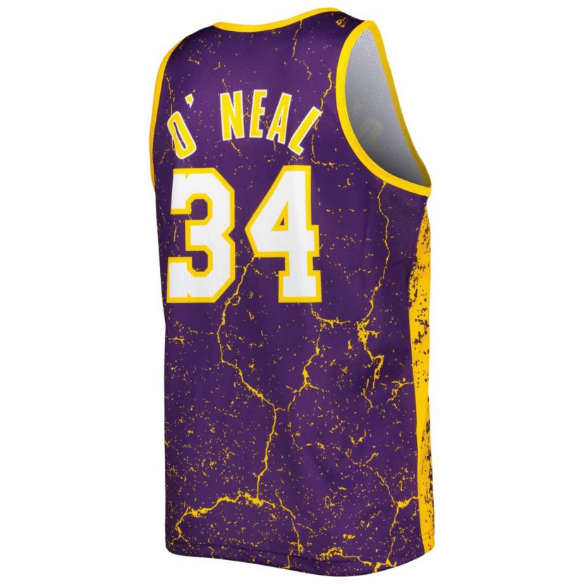 NBA Shaquille ONeal Los Angeles Lakers 1999-00 Hardwood Classics Player Burst Tank Top