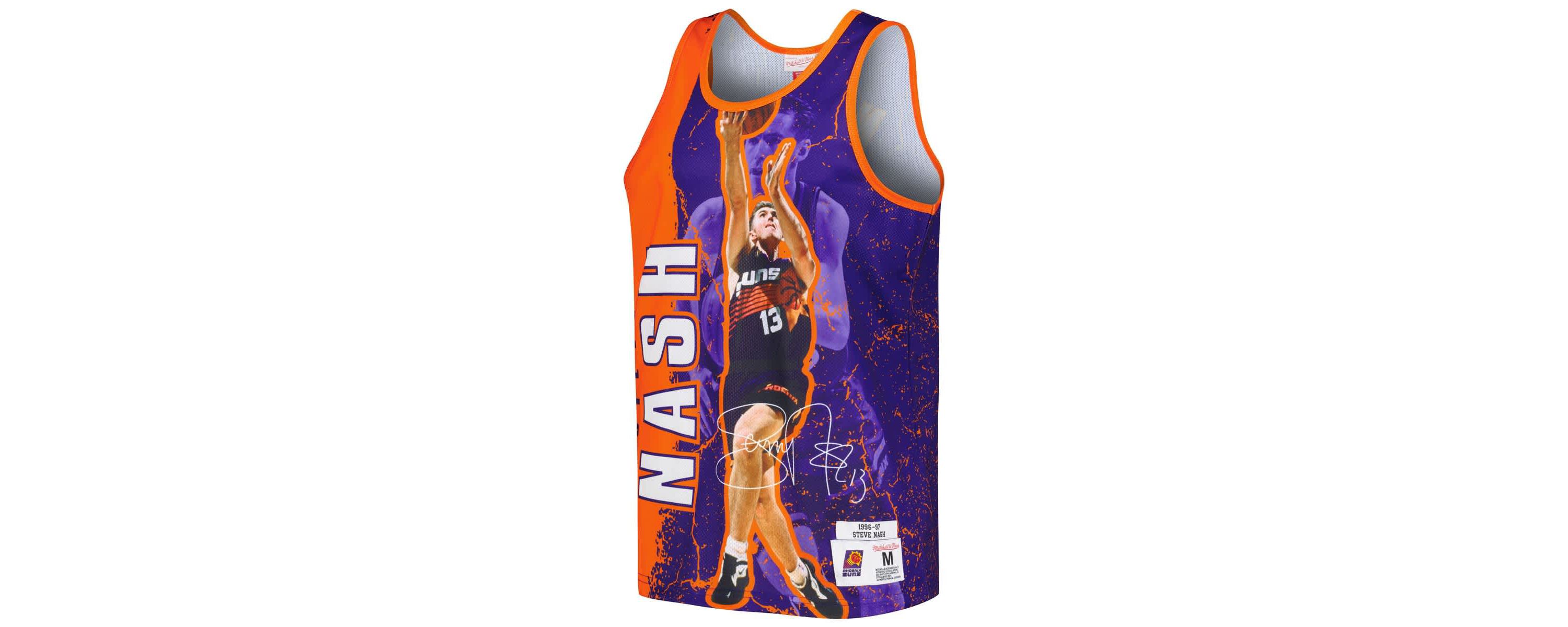 NBA Steve Nash Phoenix Suns 1996-97 Hardwood Classics Player Burst Tank Top