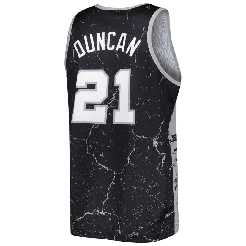 NBA Tim Duncan San Antonio Spurs 1998-99 Hardwood Classics Player Burst Tank Top