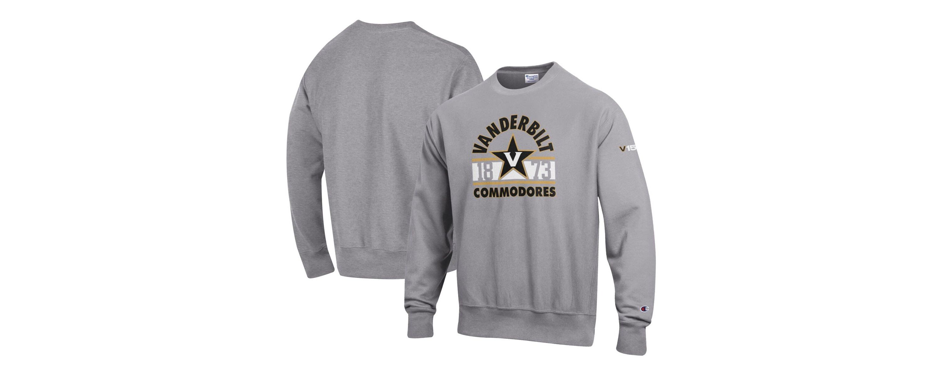 NCAA Vanderbilt Commodores 150th Anniversary Reverse Weave Pullover Sweatshirt