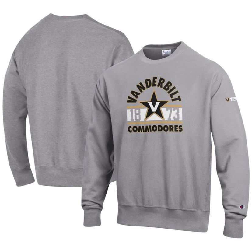 NCAA Vanderbilt Commodores 150th Anniversary Reverse Weave Pullover Sweatshirt