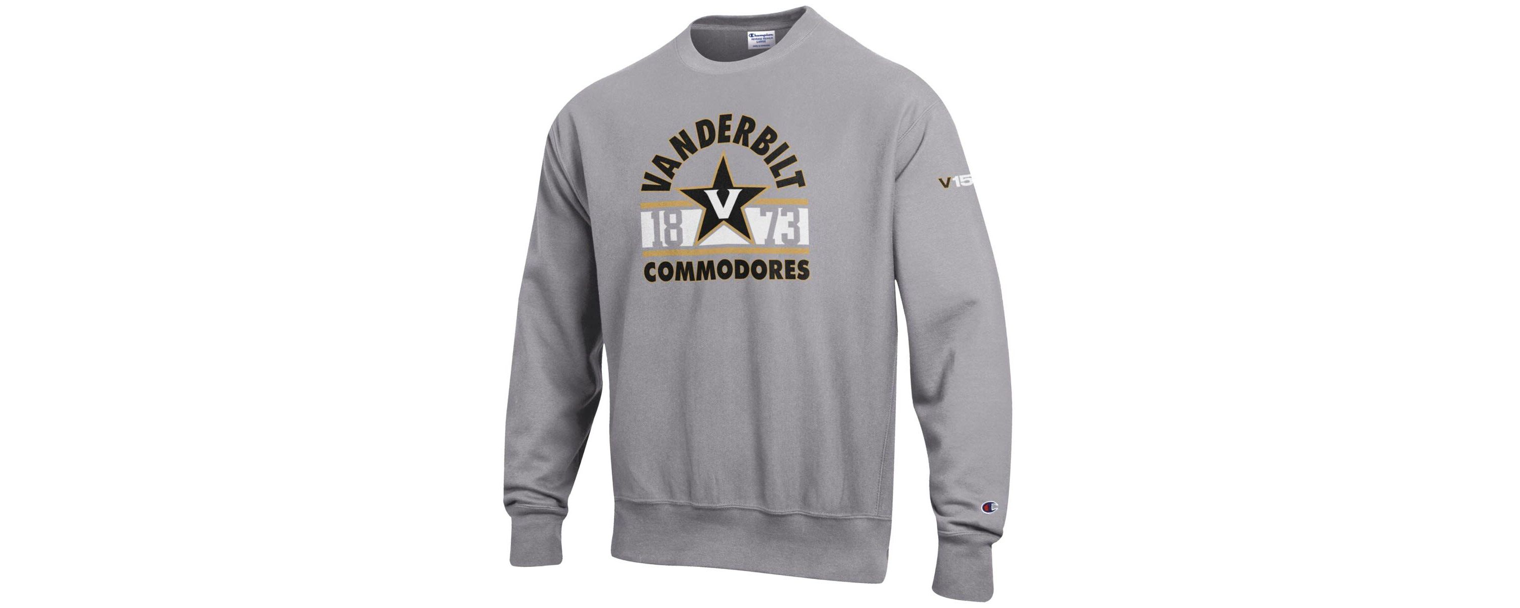 NCAA Vanderbilt Commodores 150th Anniversary Reverse Weave Pullover Sweatshirt