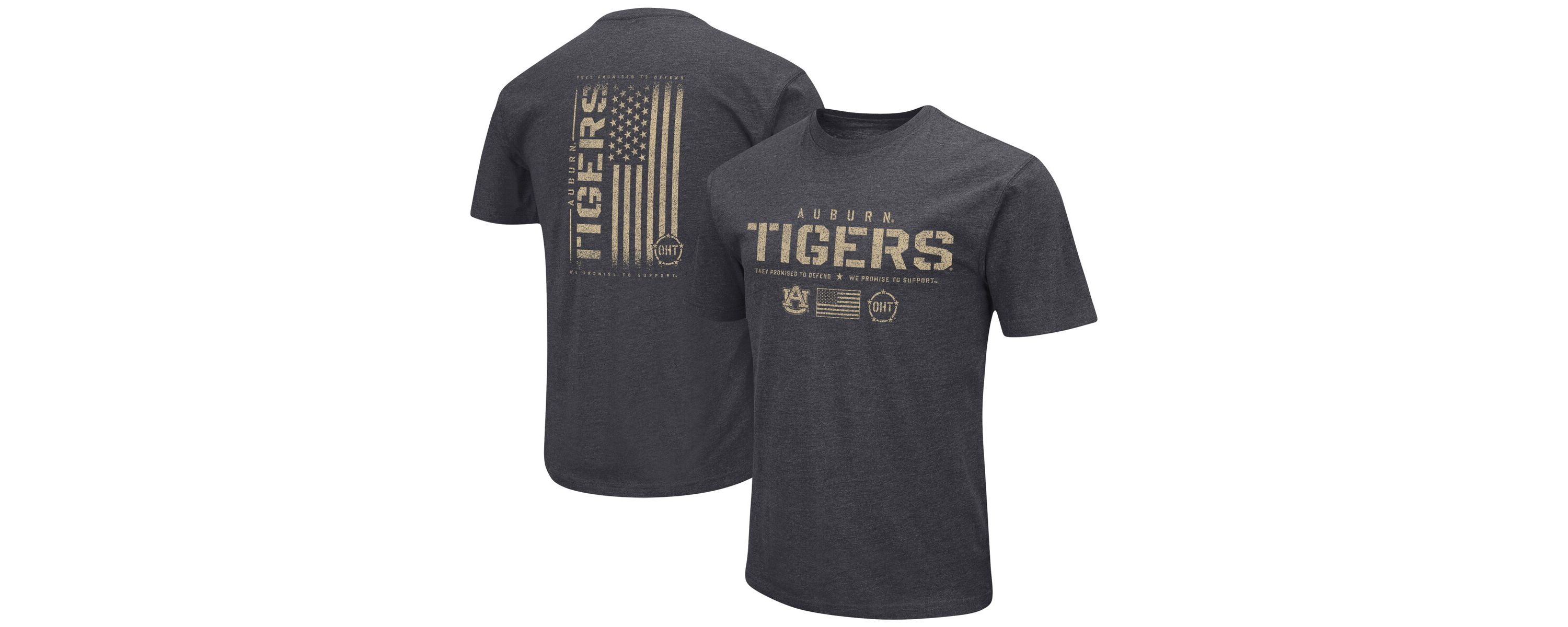 NCAA Auburn Tigers Big & Tall OHT Military Appreciation Playbook T-Shirt