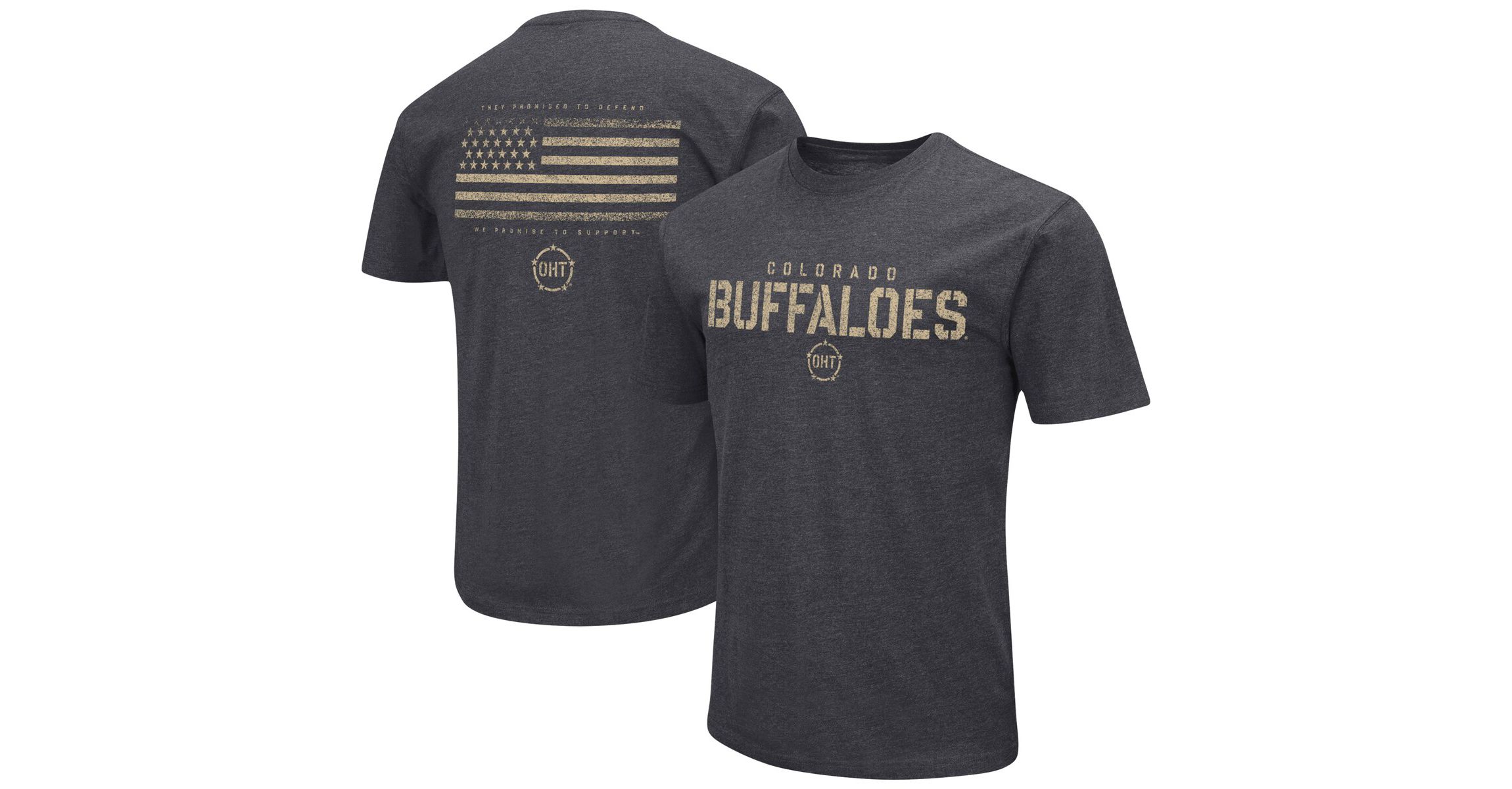 NCAA Colorado Buffaloes Big & Tall OHT Military Appreciation Playbook T-Shirt