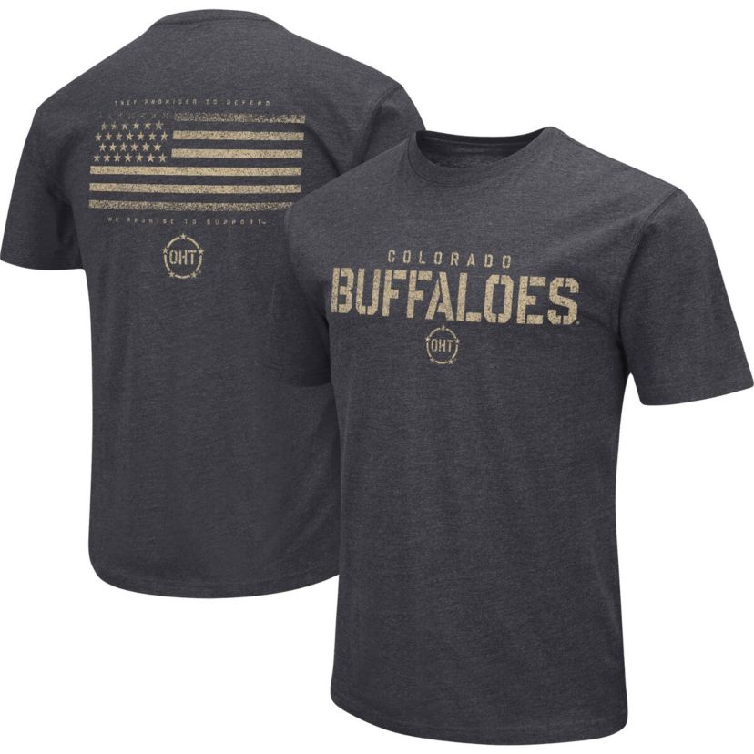 NCAA Colorado Buffaloes Big & Tall OHT Military Appreciation Playbook T-Shirt