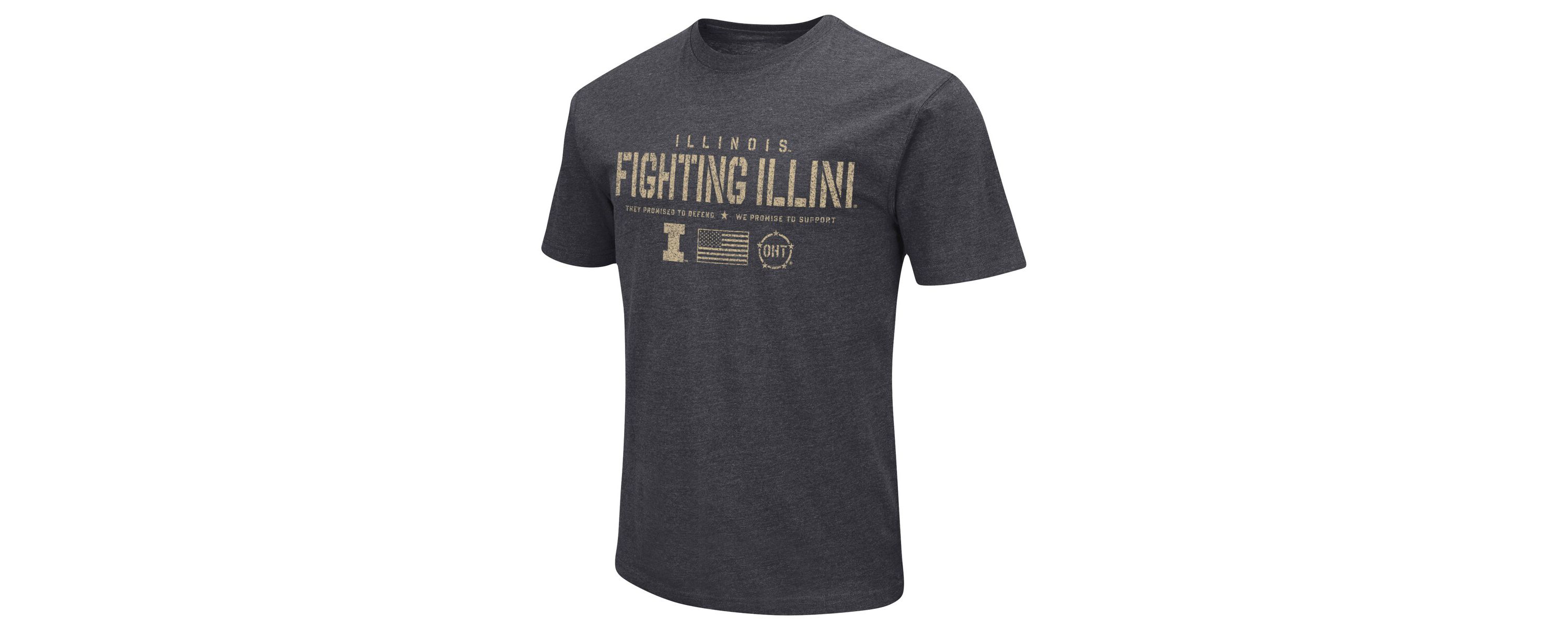 NCAA Illinois Fighting Illini Big & Tall OHT Military Appreciation Playbook T-Shirt
