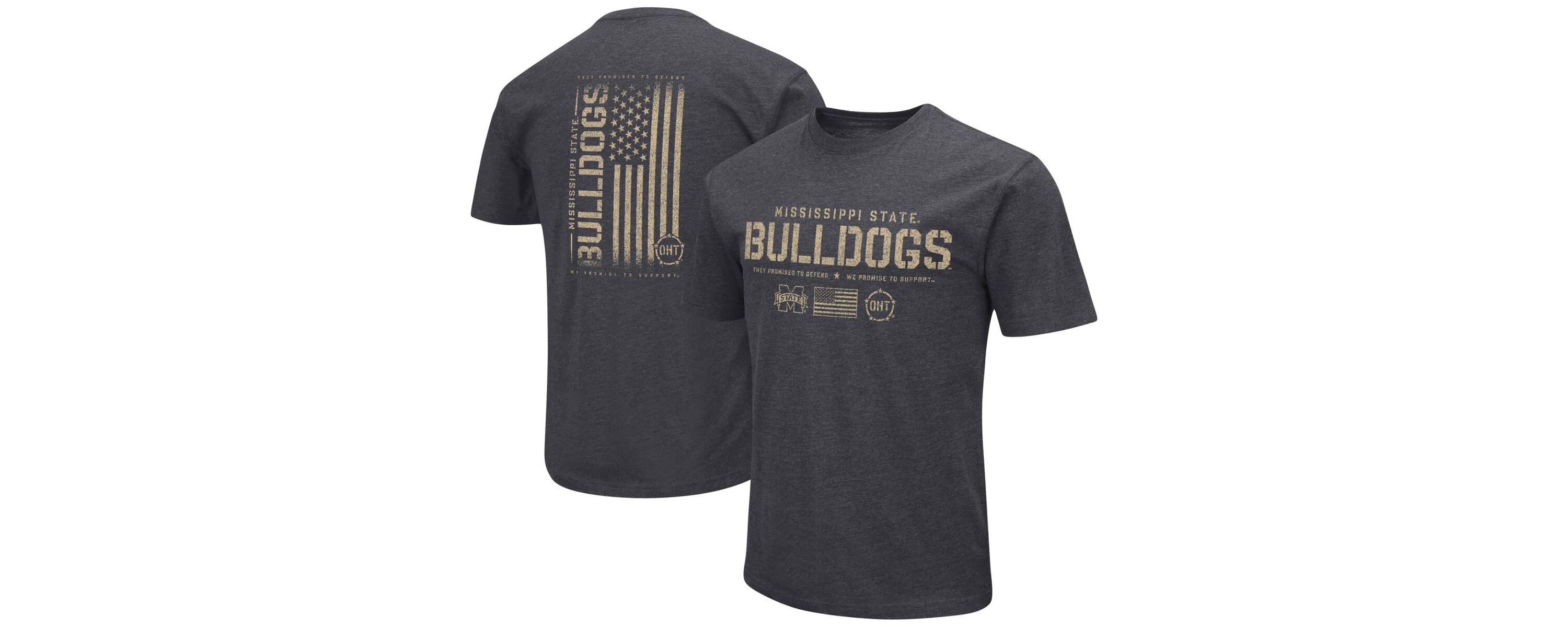 NCAA Mississippi State Bulldogs Big & Tall OHT Military Appreciation Playbook T-Shirt