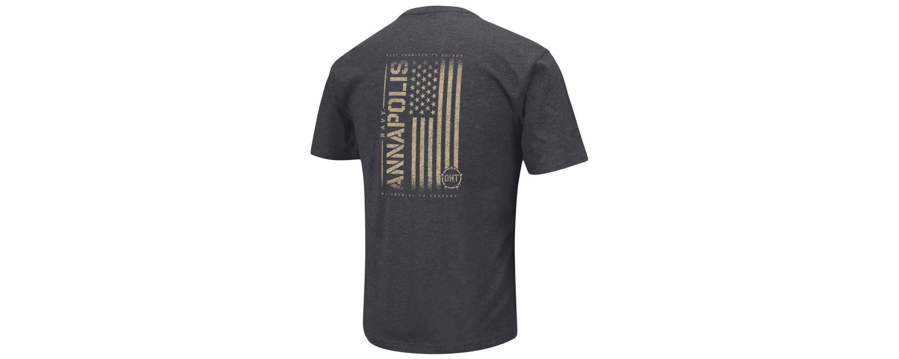 Navy Midshipmen NCAA Midshipmen Big & Tall OHT Military Appreciation Playbook T-Shirt