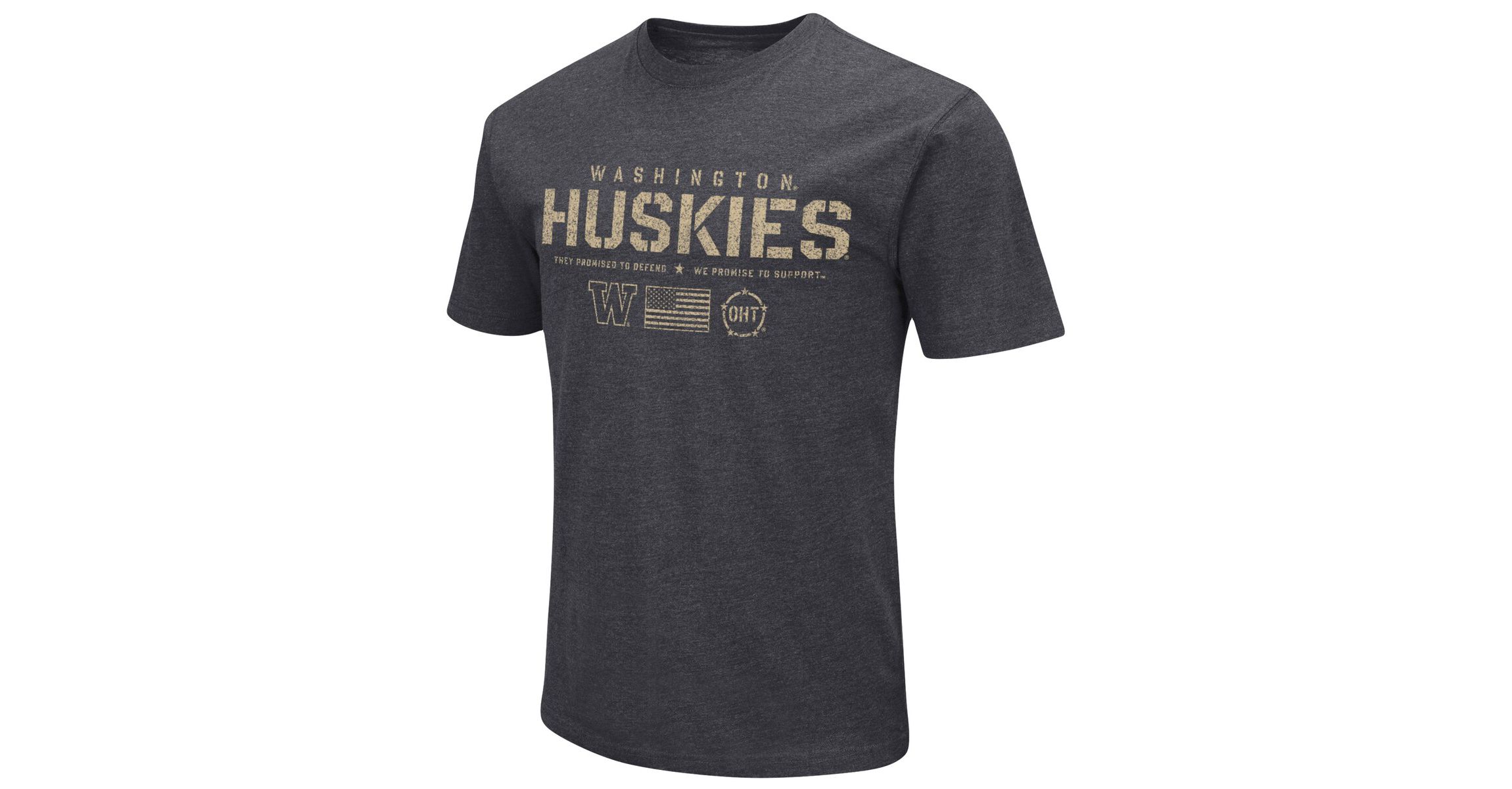 NCAA Washington Huskies Big & Tall OHT Military Appreciation Playbook T-Shirt
