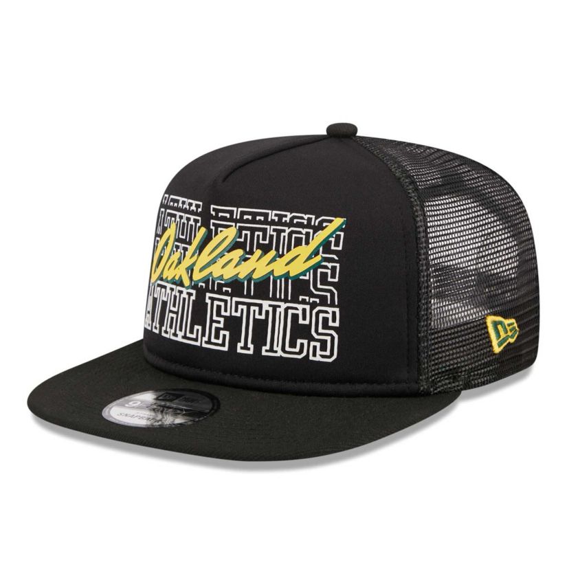 Cooperstown Teams Oakland Athletics Street Team A-Frame Trucker 9FIFTY Snapback Hat