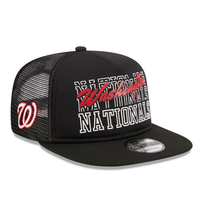 MLB Washington Nationals Street Team A-Frame Trucker 9FIFTY Snapback Hat