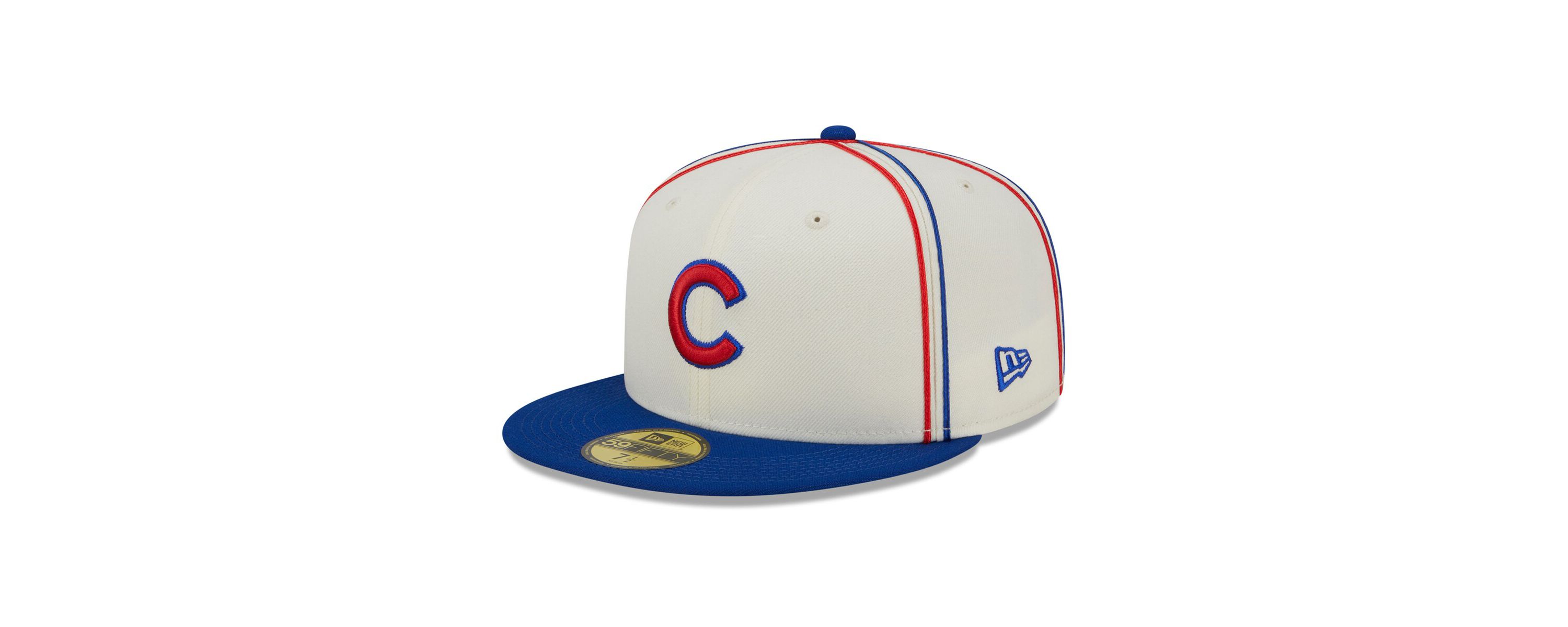 MLB Cream/Royal Chicago Cubs Chrome Sutash 59FIFTY Fitted Hat