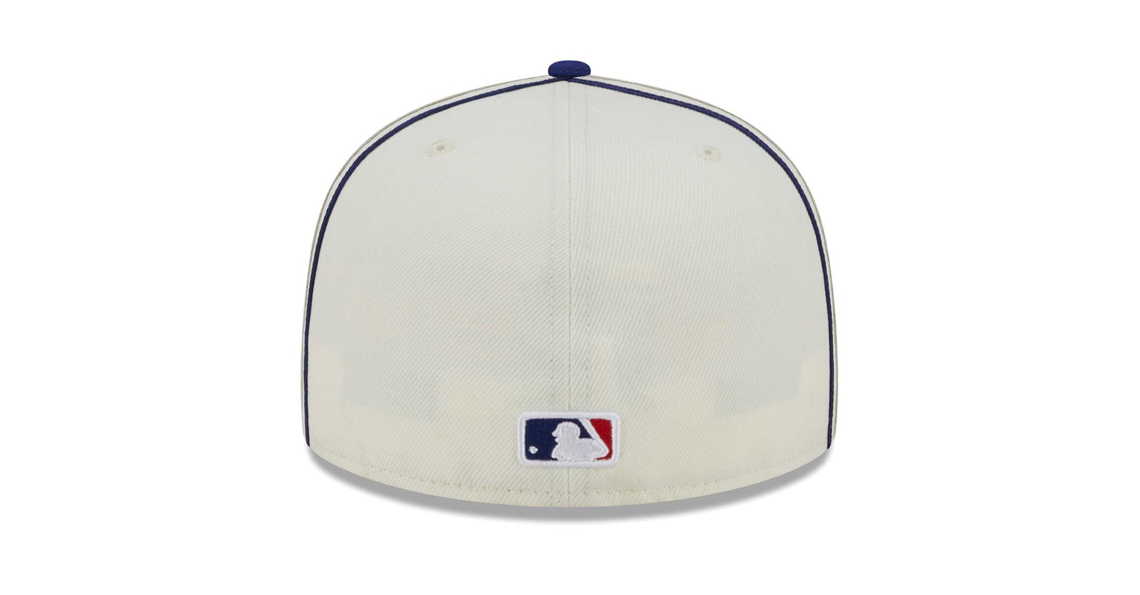 MLB Cream/Royal Los Angeles Dodgers Chrome Sutash 59FIFTY Fitted Hat