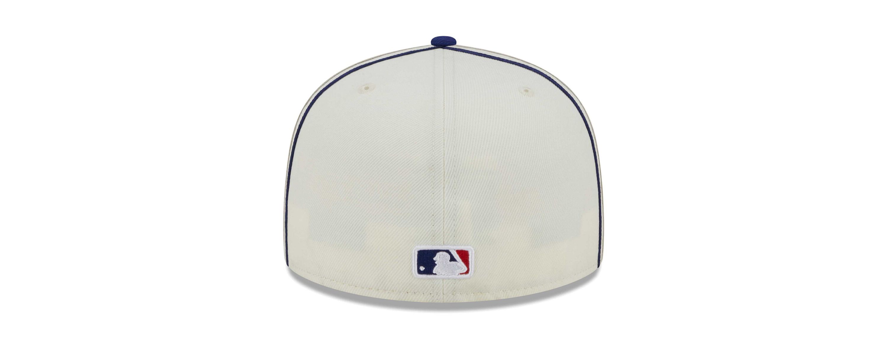 MLB Cream/Royal Los Angeles Dodgers Chrome Sutash 59FIFTY Fitted Hat