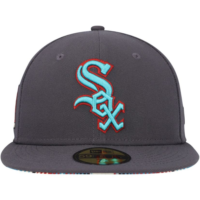 Chicago White Sox MLB Chicago Sox Print Undervisor 59FIFTY Fitted Hat