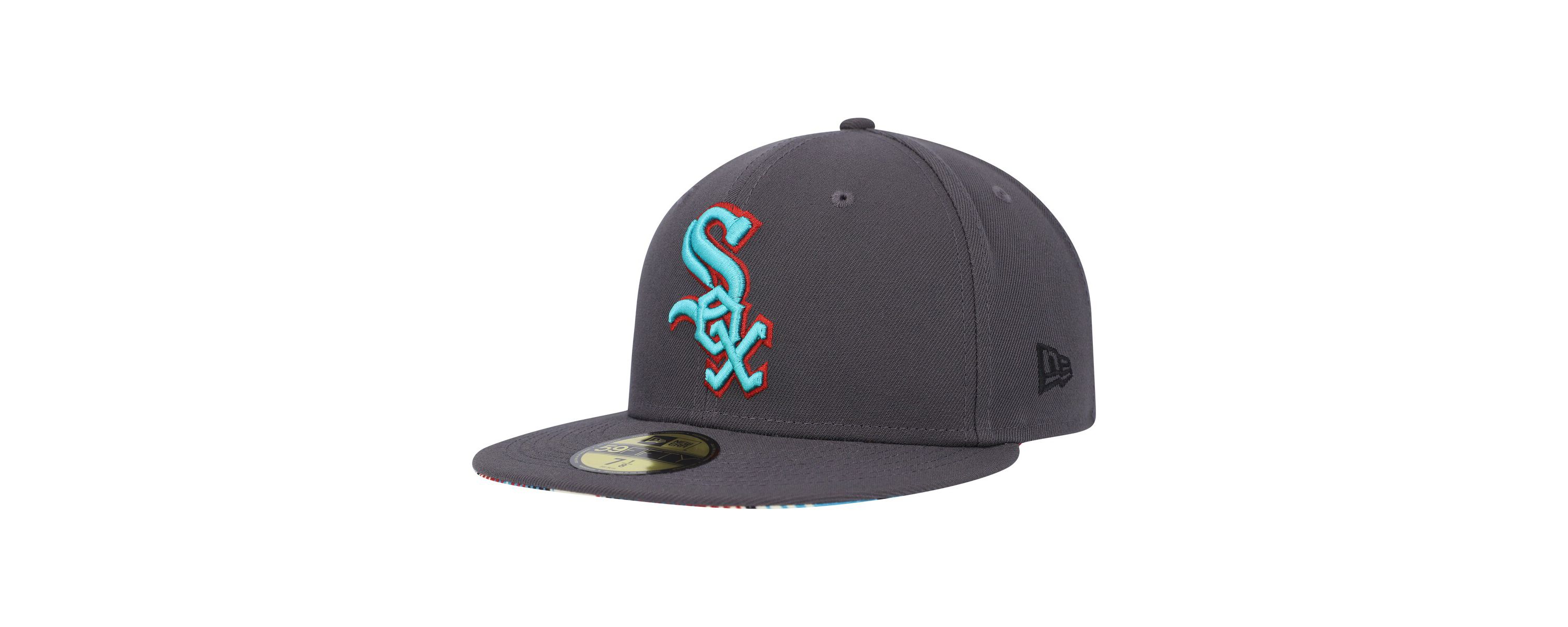Chicago White Sox MLB Chicago Sox Print Undervisor 59FIFTY Fitted Hat