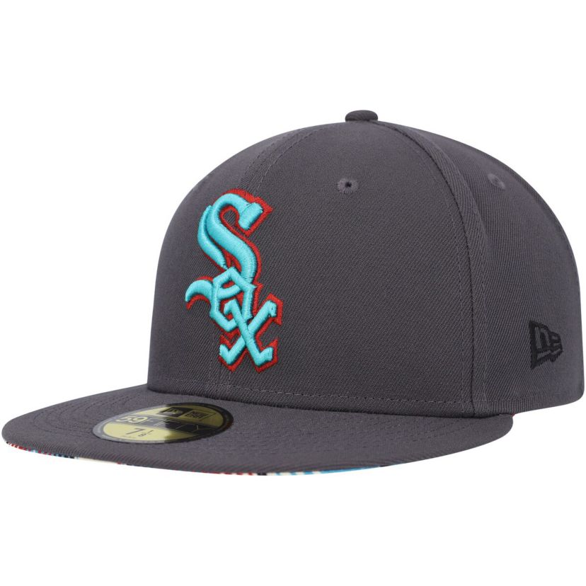 Chicago White Sox MLB Chicago Sox Print Undervisor 59FIFTY Fitted Hat