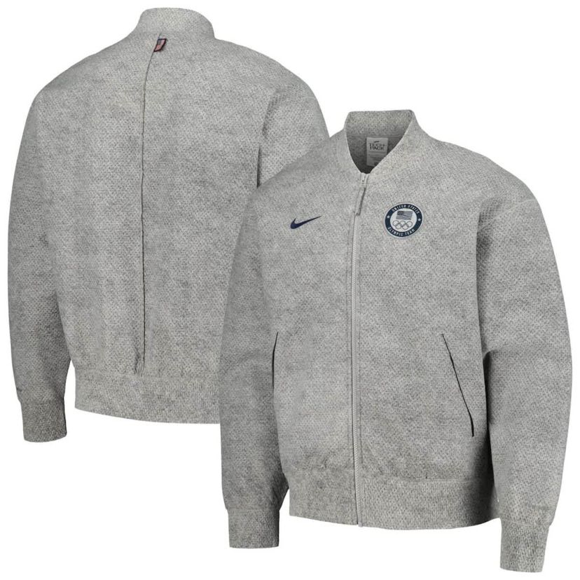 Olympics Nike Team USA 2024 Summer Olympics Media Day Look Full-Zip Jacket