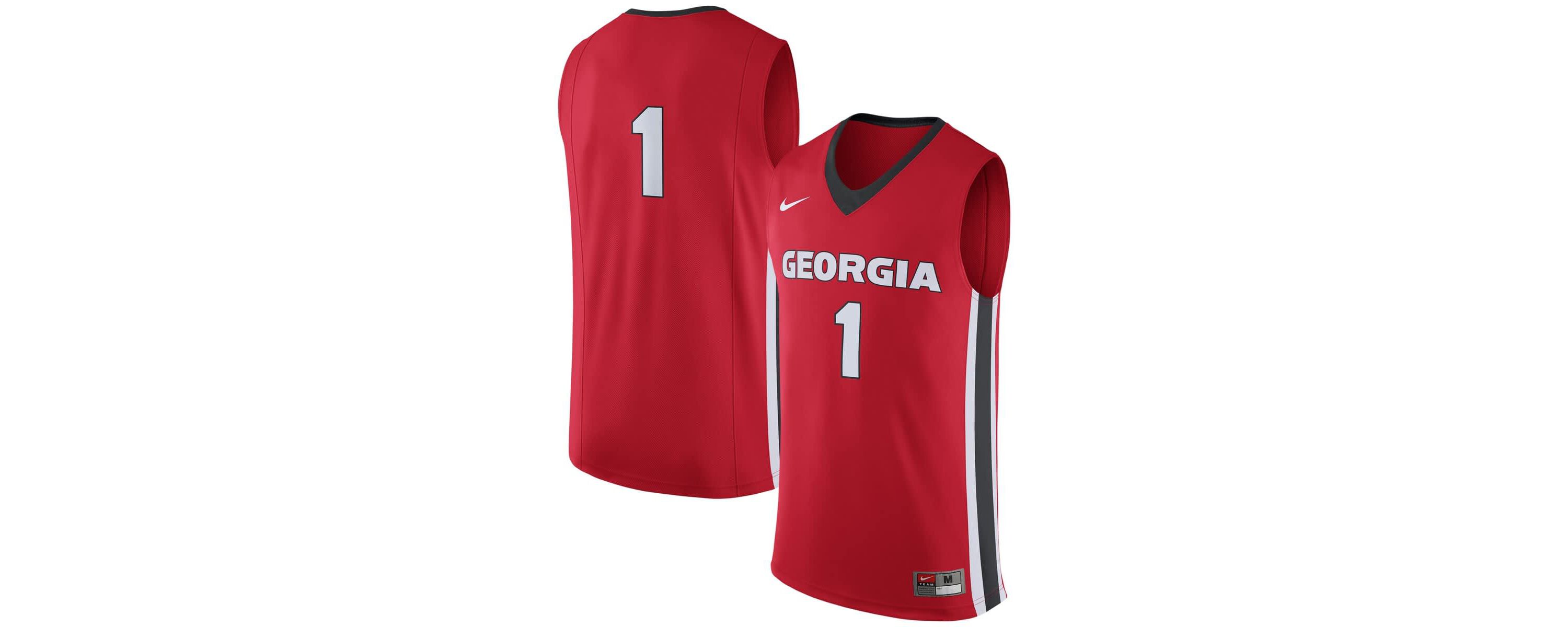 NCAA Nike #1 Georgia Bulldogs Replica Jersey
