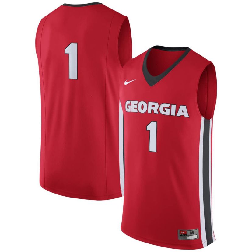 NCAA Nike #1 Georgia Bulldogs Replica Jersey