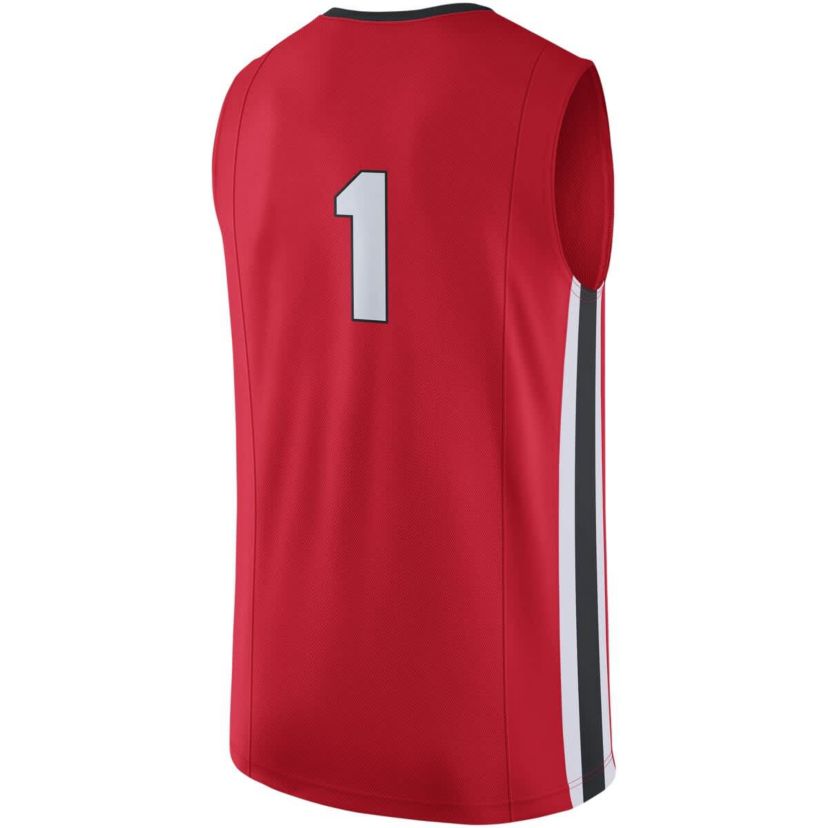NCAA Nike #1 Georgia Bulldogs Replica Jersey