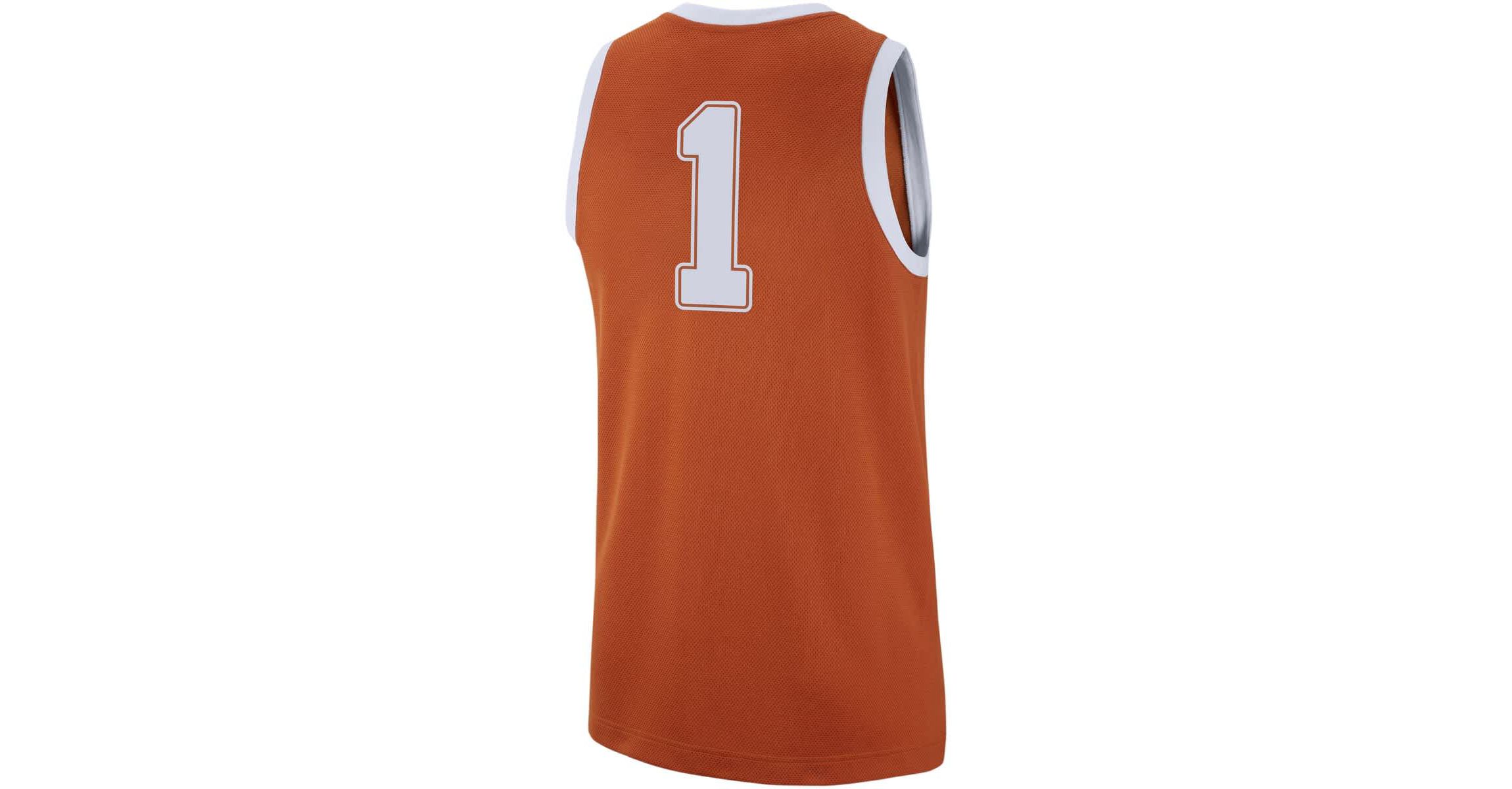 NCAA Nike #1 Burnt Texas Longhorns Replica Jersey