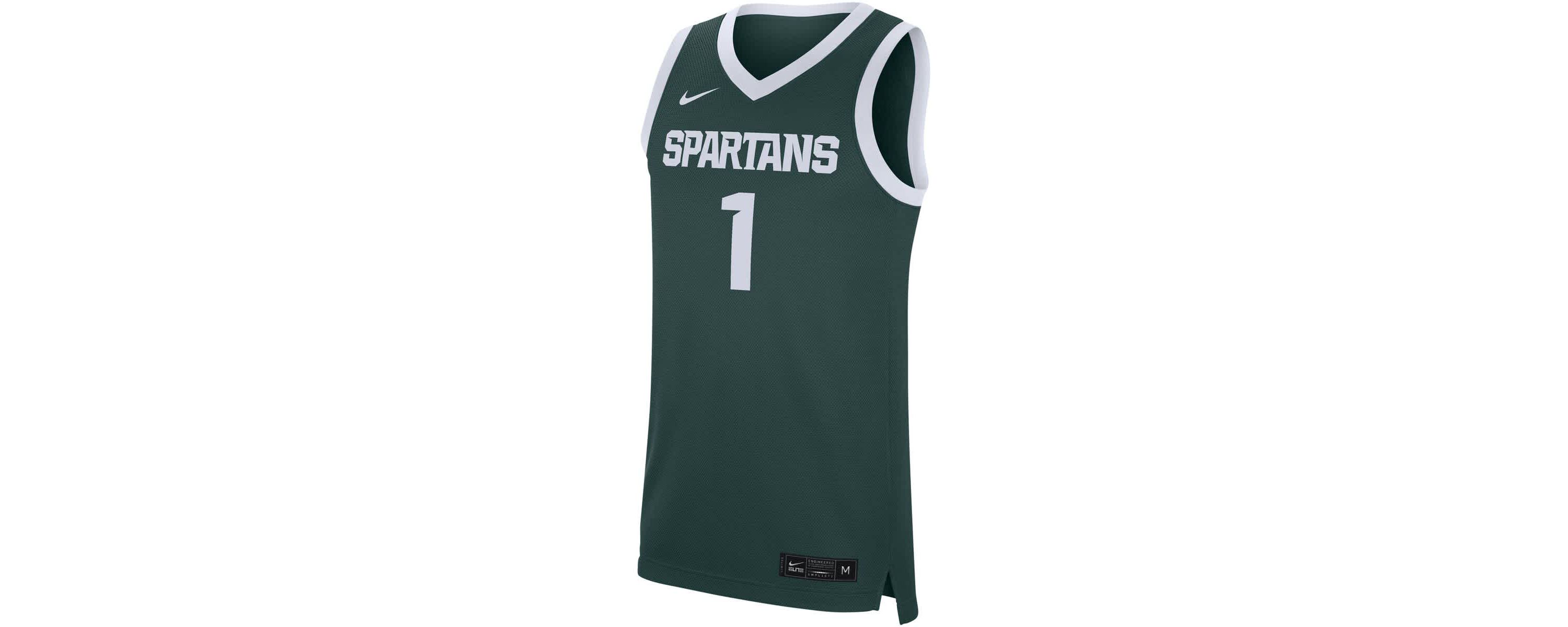NCAA Nike #1 Michigan State Spartans Replica Jersey