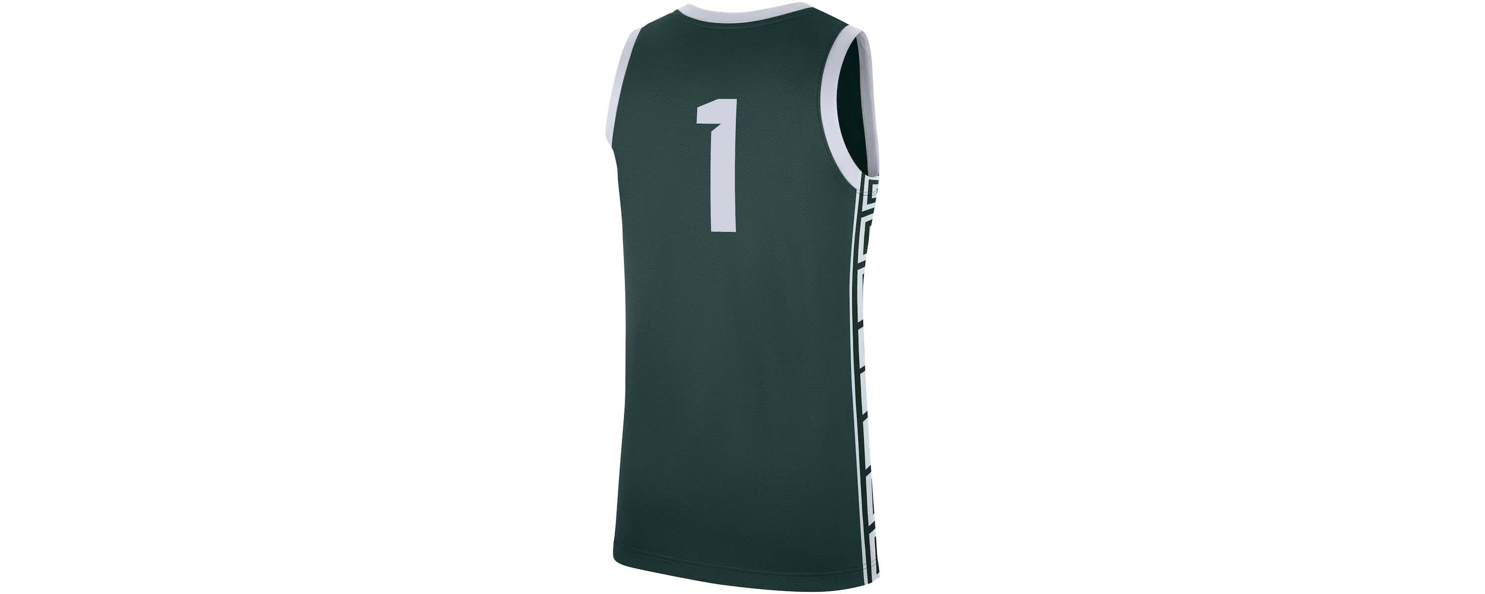NCAA Nike #1 Michigan State Spartans Replica Jersey