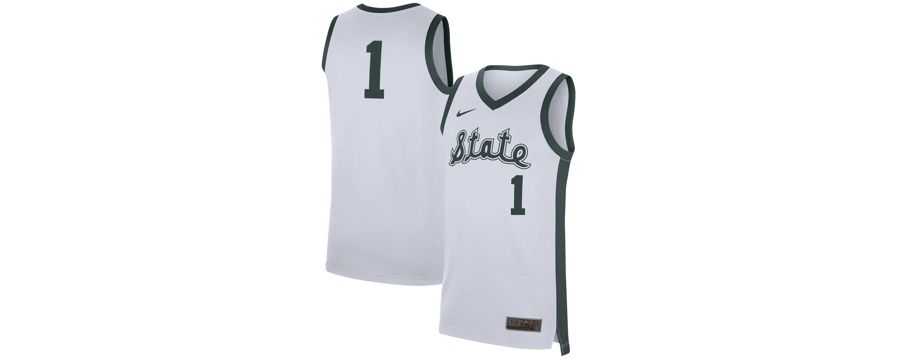 NCAA Nike #1 Michigan State Spartans Replica Jersey