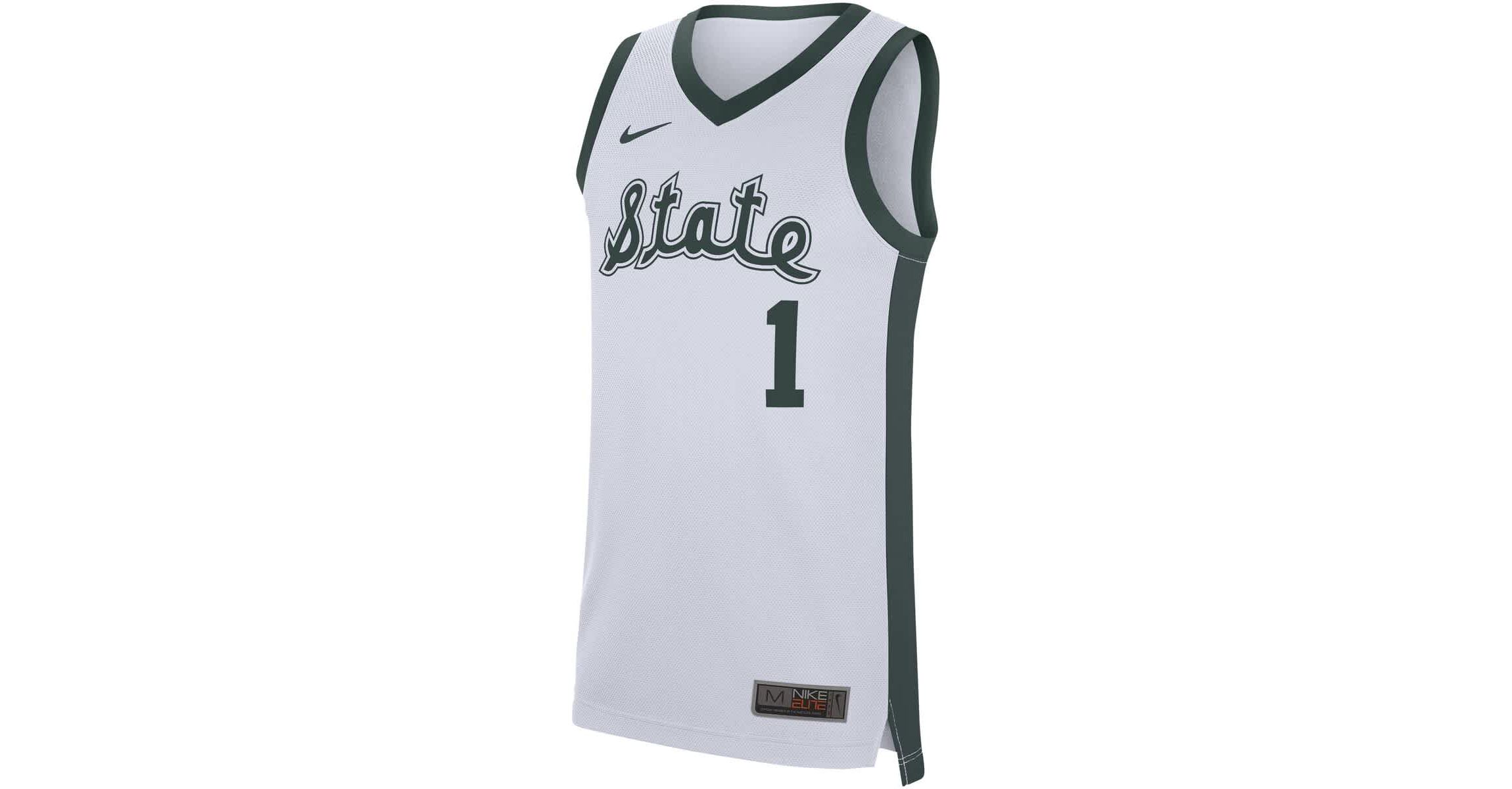 NCAA Nike #1 Michigan State Spartans Replica Jersey