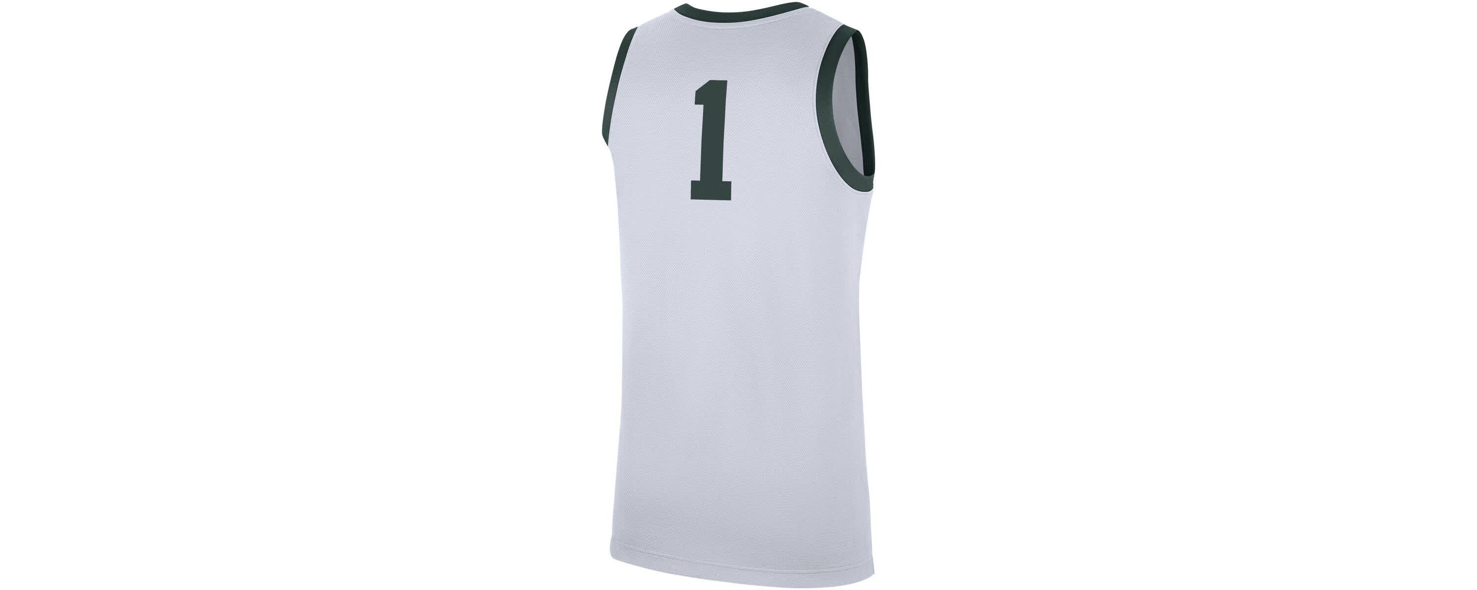 NCAA Nike #1 Michigan State Spartans Replica Jersey