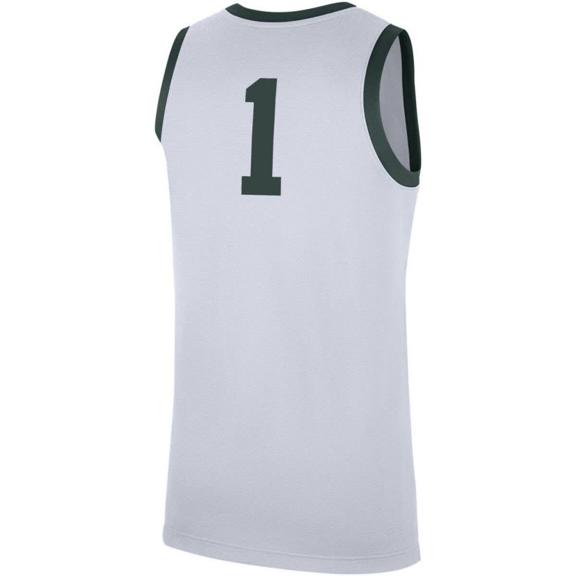 NCAA Nike #1 Michigan State Spartans Replica Jersey