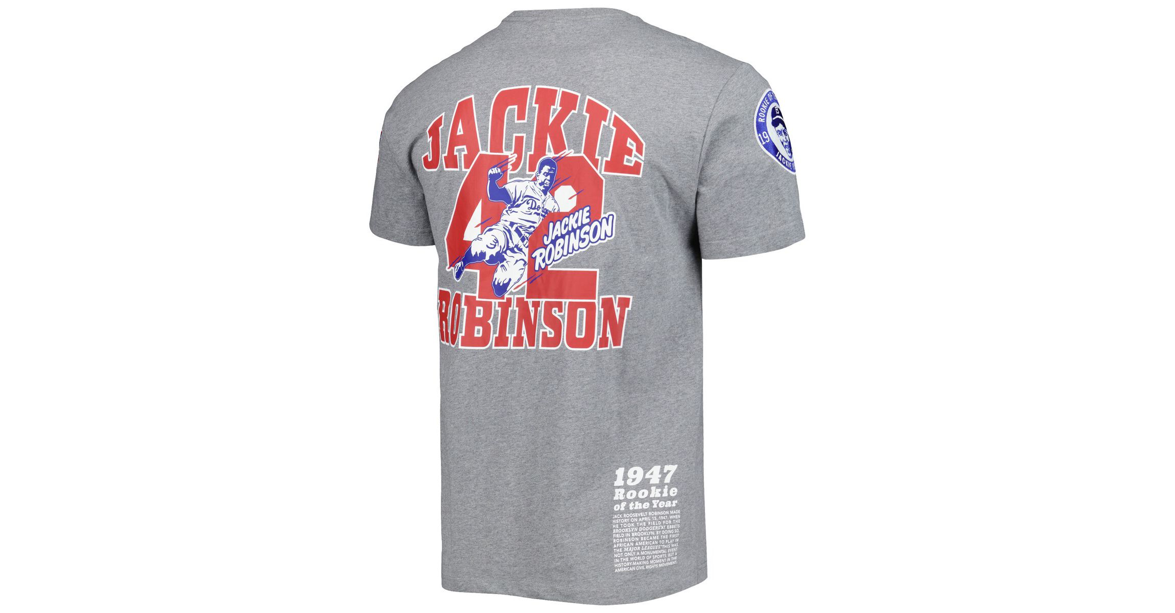 Cooperstown Teams Jackie Robinson Brooklyn Dodgers Cooperstown Collection Legends T-Shirt