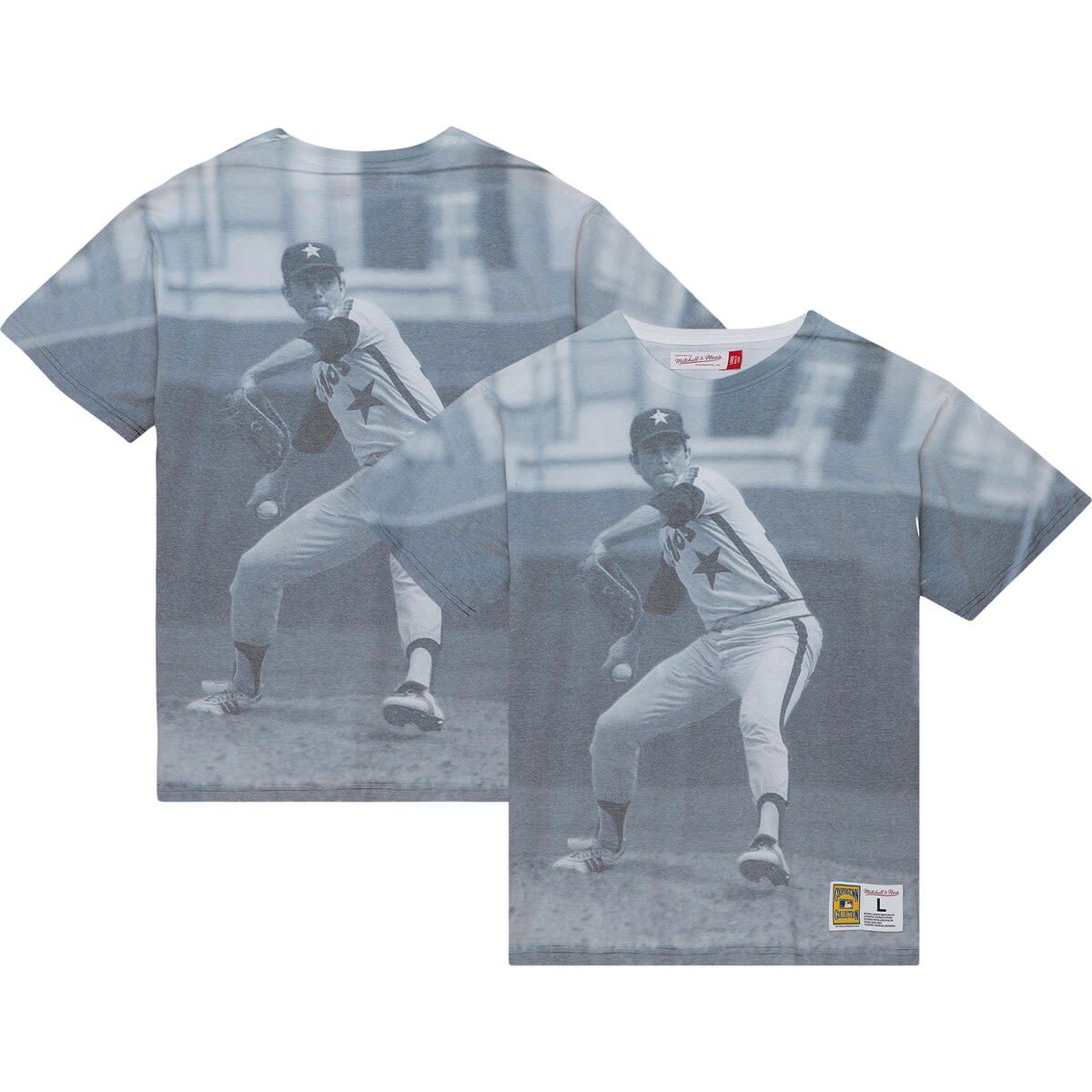 MLB Nolan Ryan Houston Astros Cooperstown Collection Highlight Sublimated Player Graphic T-Shirt