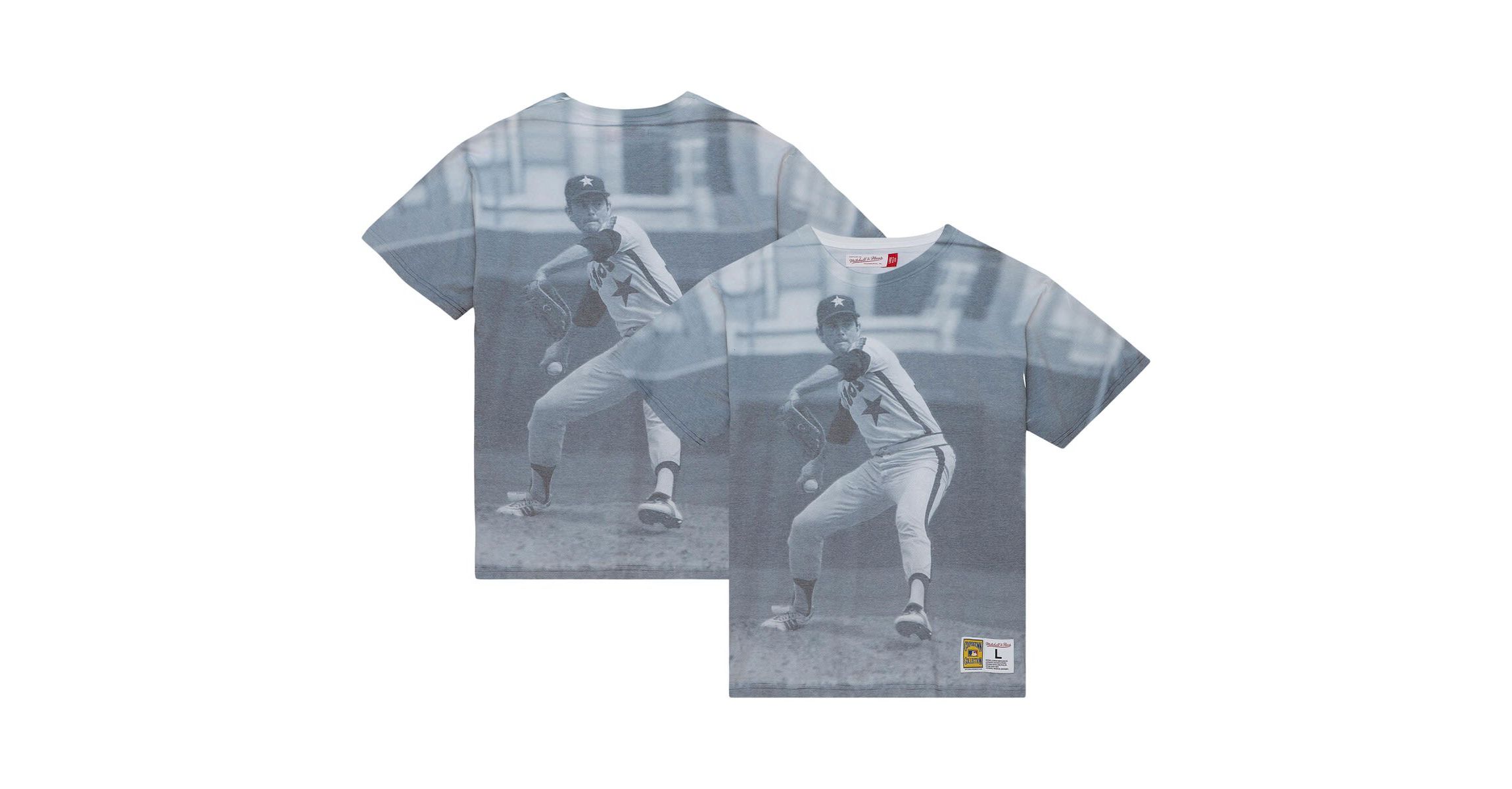 MLB Nolan Ryan Houston Astros Cooperstown Collection Highlight Sublimated Player Graphic T-Shirt
