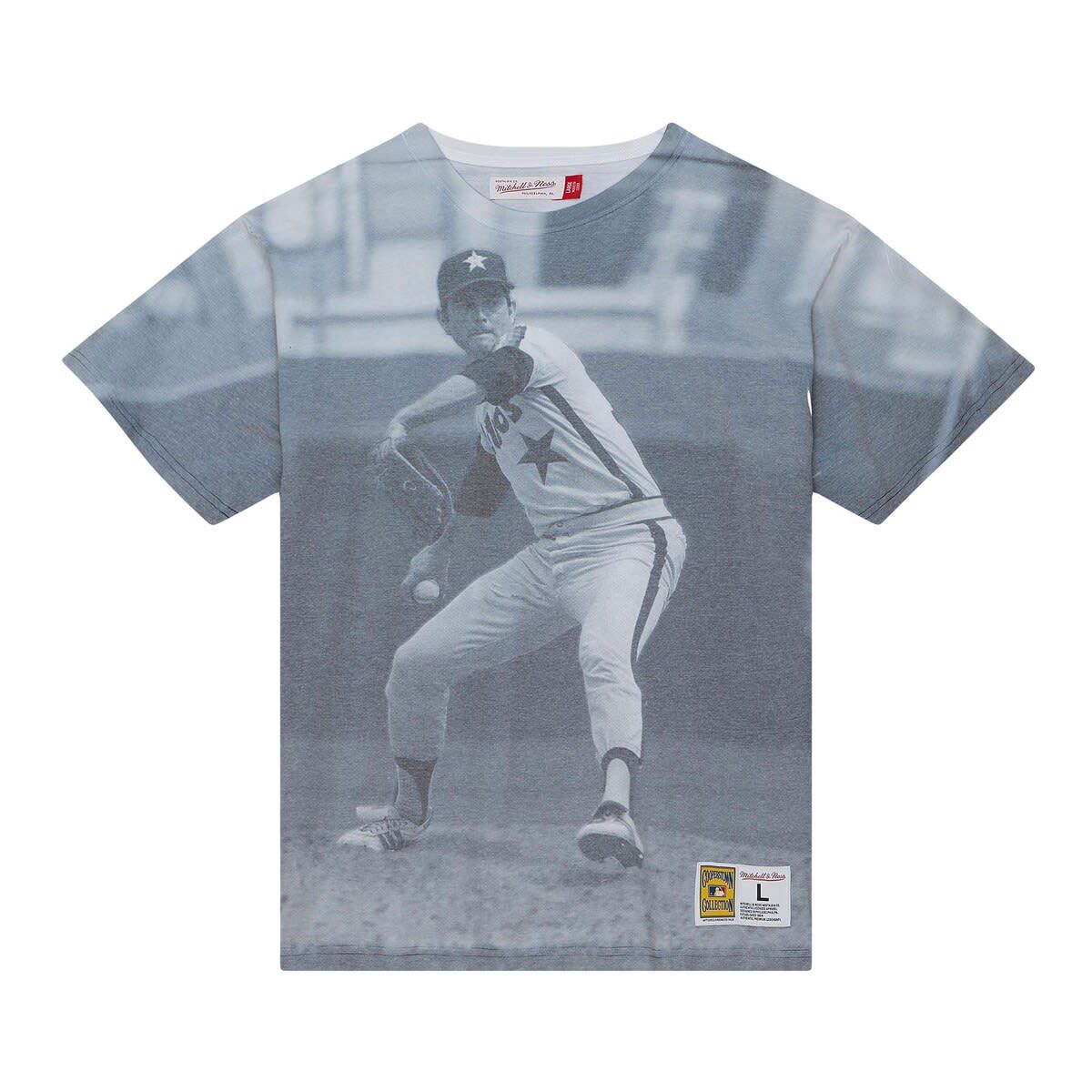 MLB Nolan Ryan Houston Astros Cooperstown Collection Highlight Sublimated Player Graphic T-Shirt