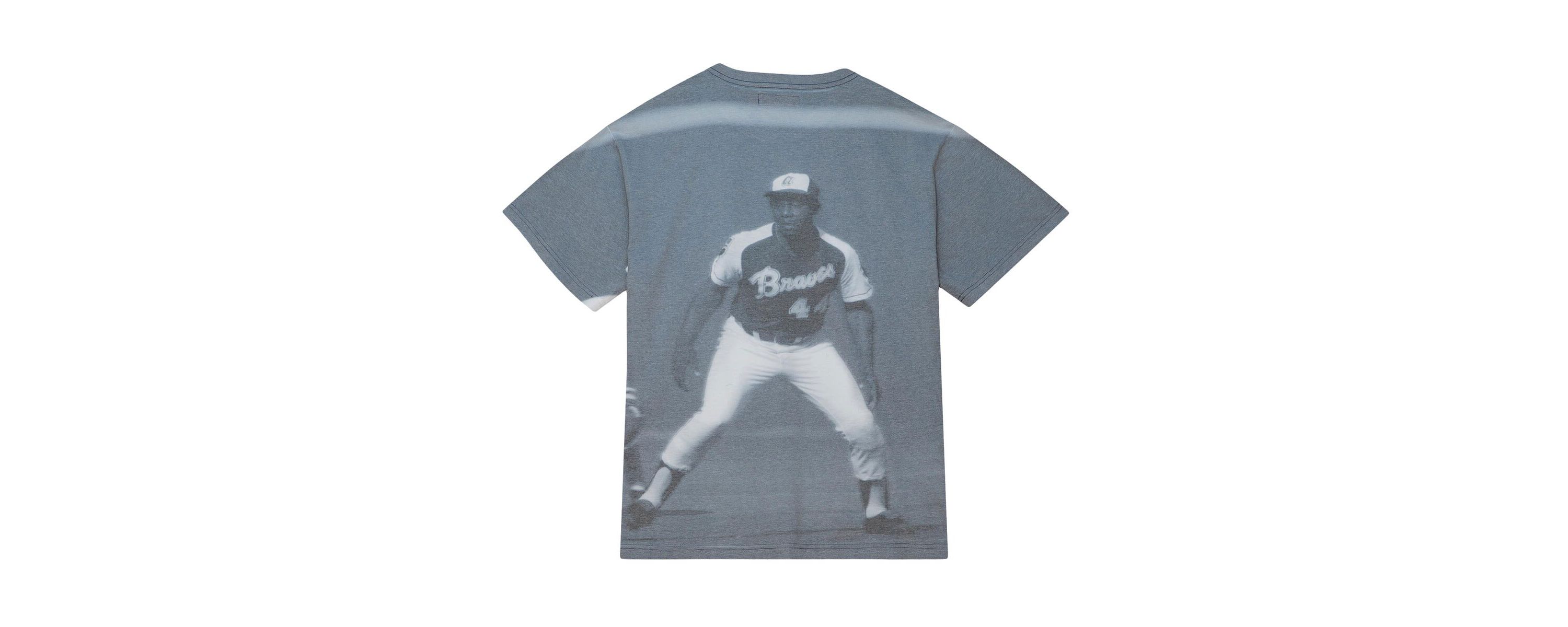 MLB Hank Aaron Atlanta Braves Cooperstown Collection Highlight Sublimated Player Graphic T-Shirt