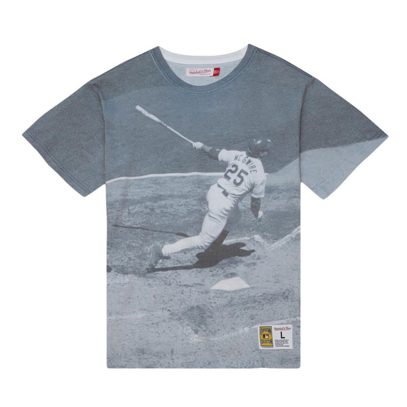 MLB Mark McGwire St. Louis Cardinals Cooperstown Collection Highlight Sublimated Player Graphic T-Shirt