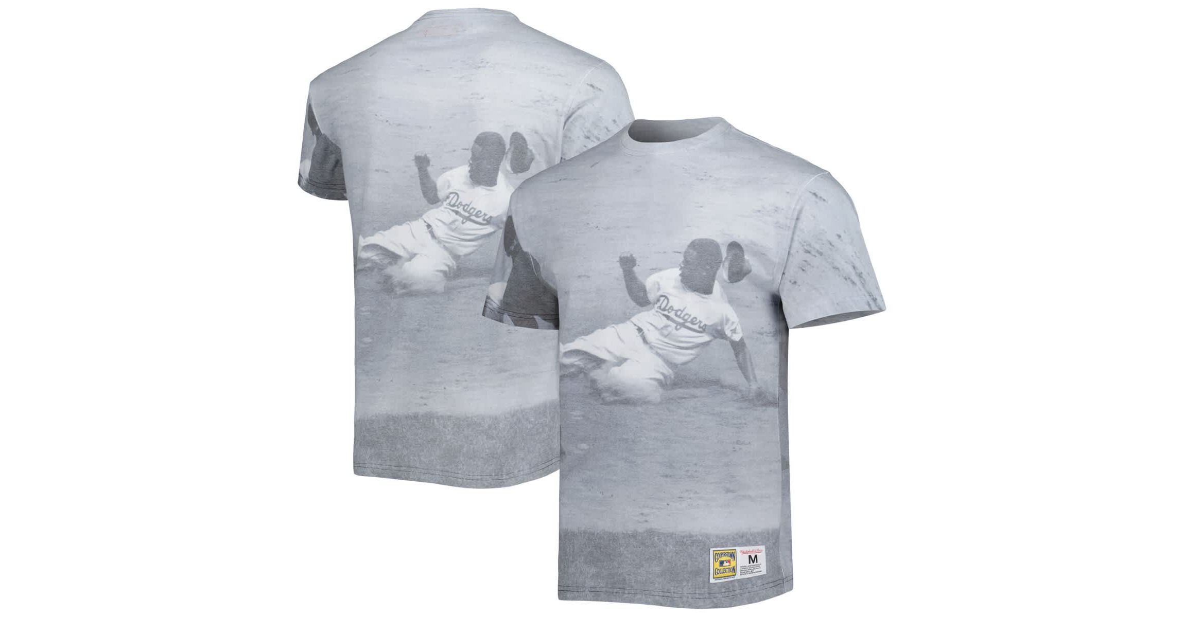 Cooperstown Teams Jackie Robinson Brooklyn Dodgers Cooperstown Collection Highlight Sublimated Player Graphic T-Shirt