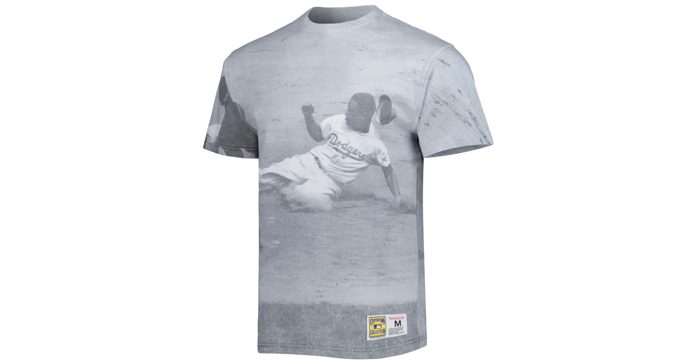 Cooperstown Teams Jackie Robinson Brooklyn Dodgers Cooperstown Collection Highlight Sublimated Player Graphic T-Shirt