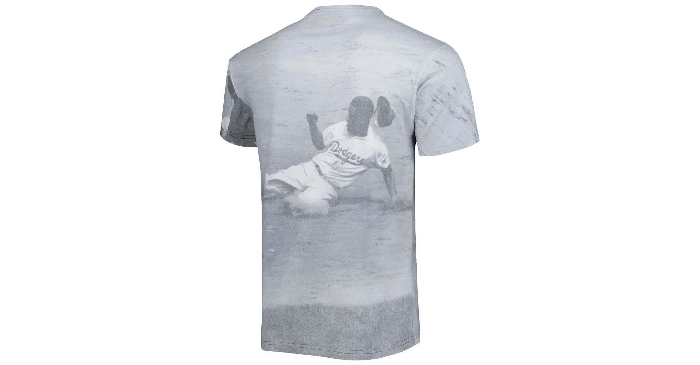 Cooperstown Teams Jackie Robinson Brooklyn Dodgers Cooperstown Collection Highlight Sublimated Player Graphic T-Shirt