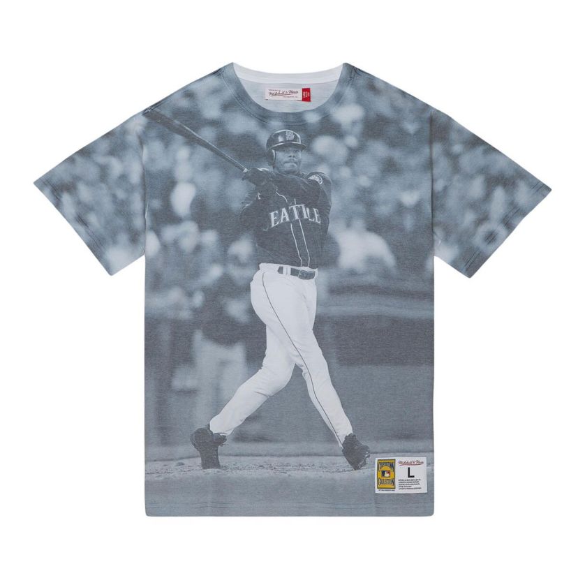 MLB Ken Griffey Jr. Seattle Mariners Cooperstown Collection Highlight Sublimated Player Graphic T-Shirt